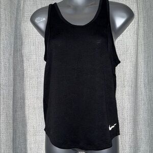 Nike Black Dri fit Relaxed Athletic Tank Top